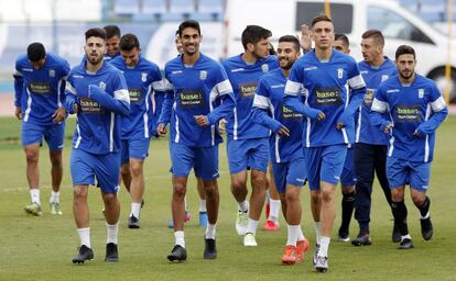 Entrenamiento del Melilla.