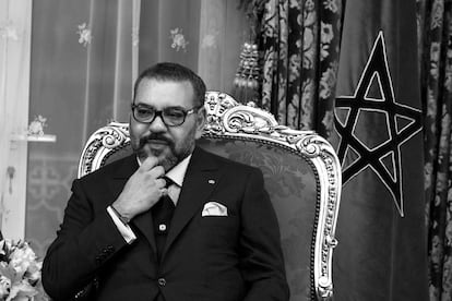 El rey de Marruecos Mohammed VI en Rabat, en 2019.