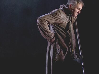 El actor José Tomé, en el papel de Macbeth.