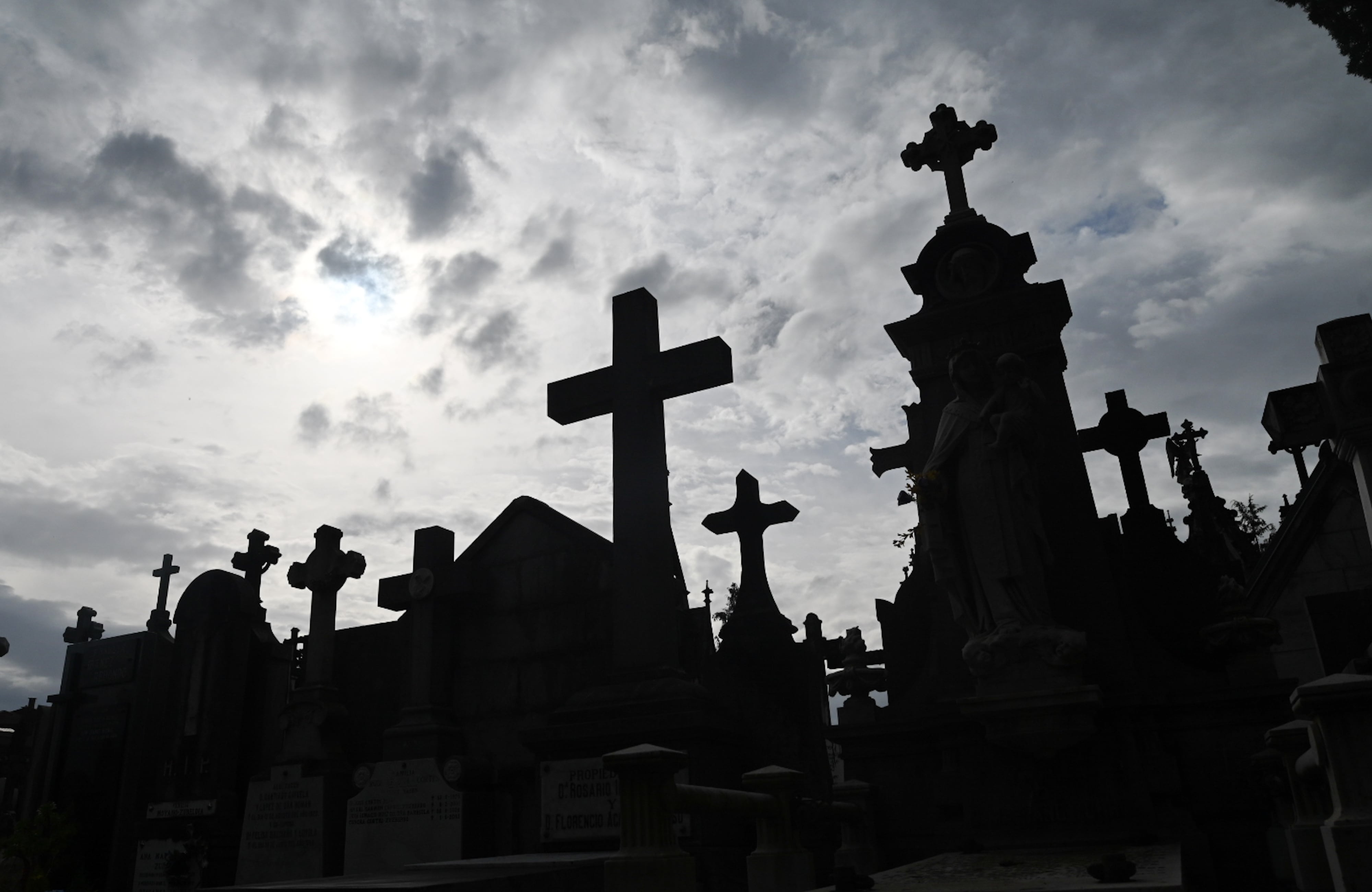 El cementerio de Polloe, en San Sebastián, en una foto del 30 de octubre de 2024.