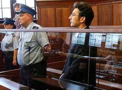 El escritor polaco Krystian Bala, durante el juicio en Wroclaw.