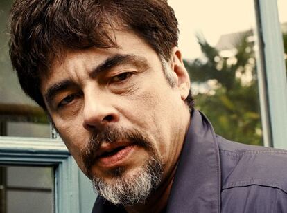 El actor Benicio del Toro retratado en Madrid.