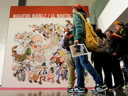 La exposición dedicada al gran Francisco Ibáñez es uno de los platos fuertes de Comic Barcelona.