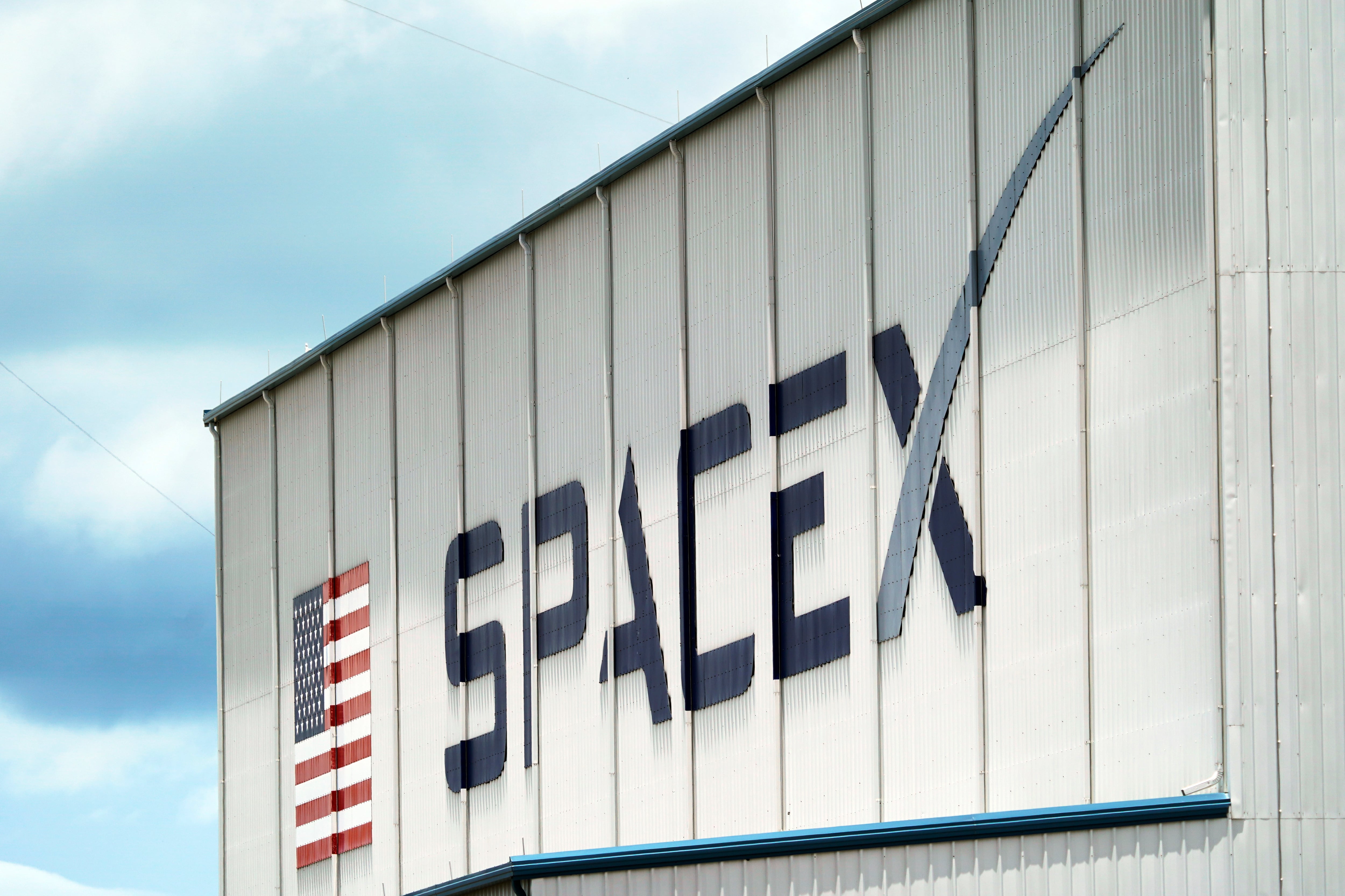 Logo de SpaceX.