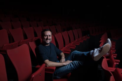 El coreógrafo Daniel Doña en la Sala Roja de los Teatros del Canal, este martes.