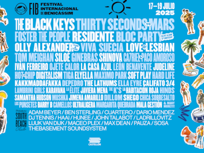 Este es el cartel con los artistas confirmados para la edición de 2025.