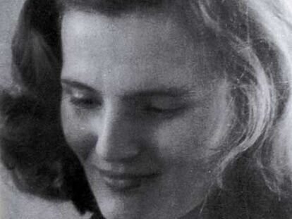 La escritora Carmen Laforet.