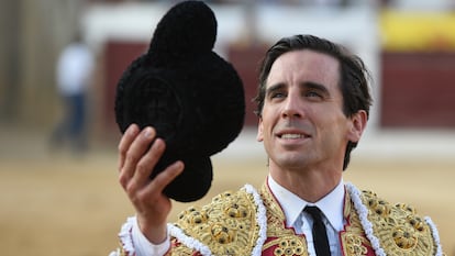 El torero Juan Ortega en una corrida en Almazán (Soria), en agosto de 2021.