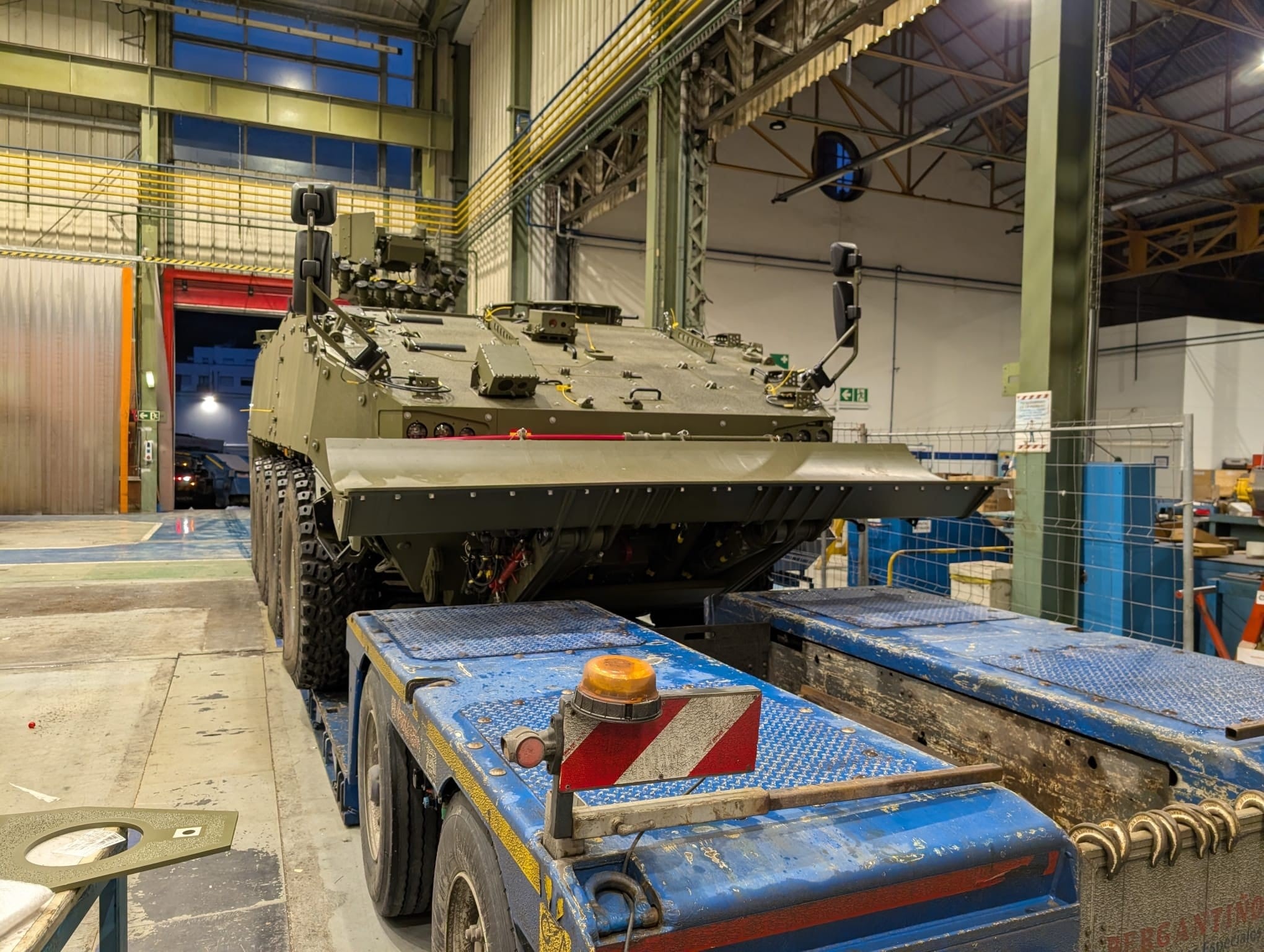 Imagen de archivo de un 8x8 Dragón en la versión de zapadores en la fábrica de General Dynamics European Land Systems (GDELS) en Trubia (Oviedo).