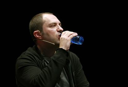 Jan Koum durante el encuentro internacional de emprendedores 4 Years From Now.