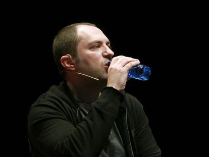 Jan Koum durante el encuentro internacional de emprendedores 4 Years From Now. 