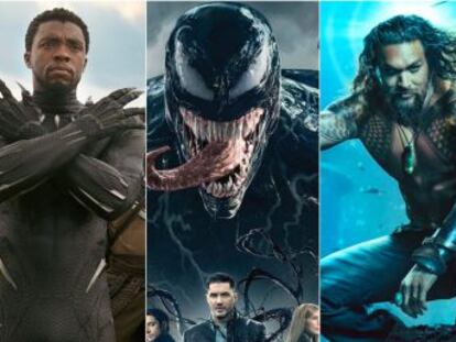 Los justicieros copan siete de los 11 filmes más taquilleros de 2018. ‘Black Panther’ es una de las favoritas a los Oscar