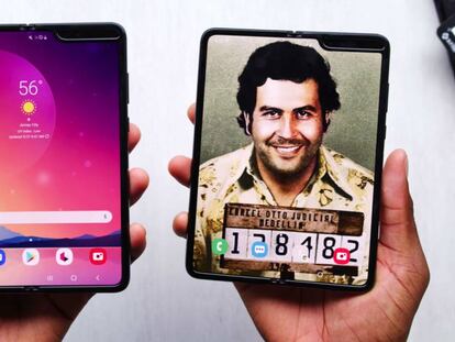 El Escobar Fold 2 es un Samsung Galaxy Fold con pegatinas, ¿es una estafa?