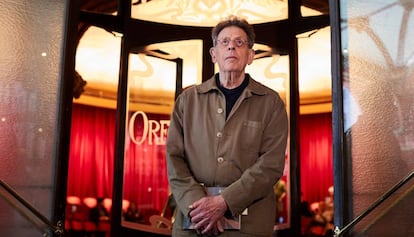 Philip Glass, ayer en el Palau de la Música. 