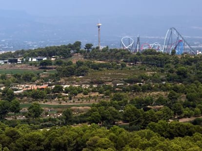 Terrenys destinats a BCN World, entre Vila-seca i Salou.