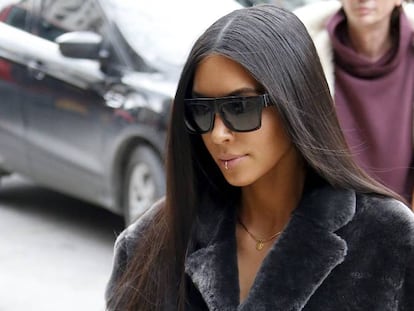 Kim Kardashian en Nueva York el 1 de febrero de 2017.
