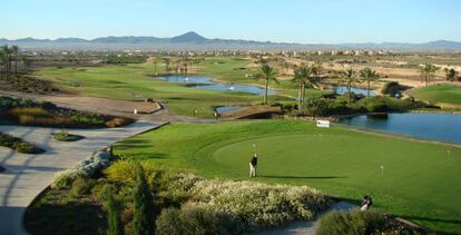 Vista del campo de golf de Hacienda del Álamo.