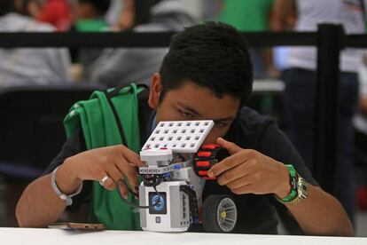 Un alumno en Talent Land, en Jalisco.