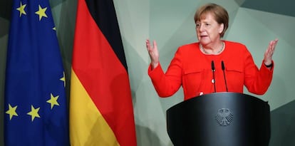 La canciller alemana Ángela Merkel