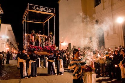 procesión de Semana Santa en Popayán