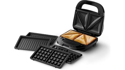 View of the sandwich maker with a discount on Amazon.