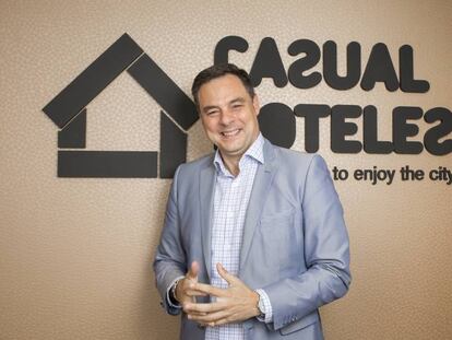 El fundador y consejero delegado de Casual Hoteles, Juan Carlos Sanjuán.