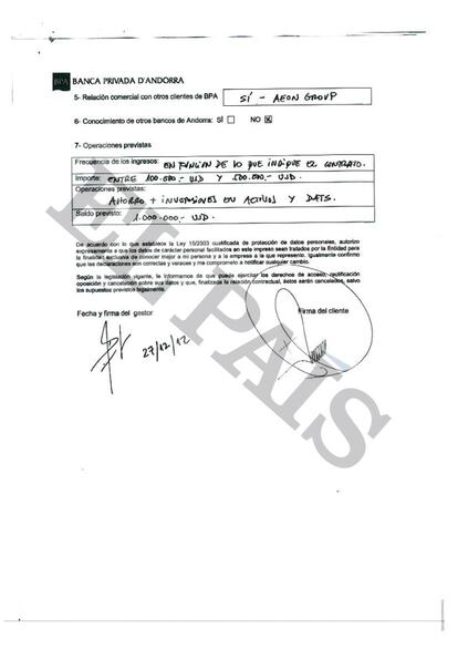 Cuestionario de confidencialidad en la BPA del abogado Jorge Horacio Canepa Torre.