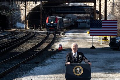 Joe Biden, en un acto en Baltimore, en enero de 2023. 
