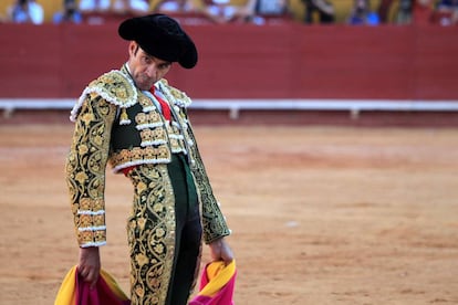 José Tomás, el 29 de junio de 2018, en Algeciras.