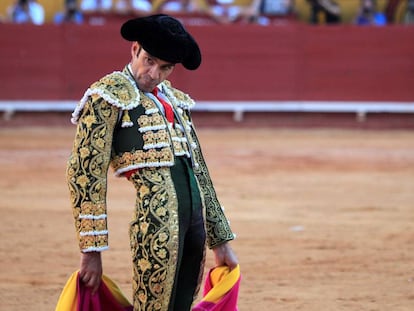 José Tomás, el 29 de junio de 2018, en Algeciras.