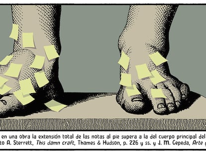 Trampantojo: Notas al pie
