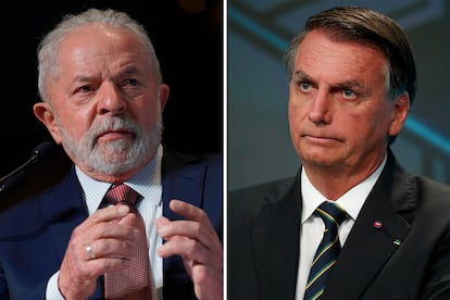 Lula da Silva y Jair Bolsonaro.