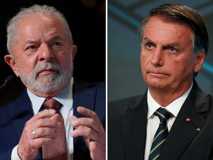 Lula da Silva y Jair Bolsonaro.