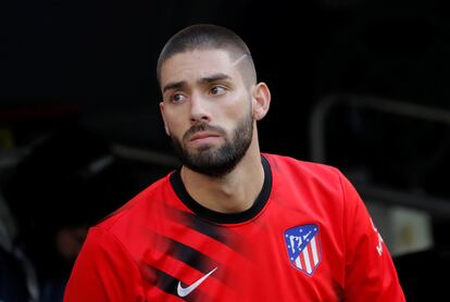 Carrasco, con el Atlético.