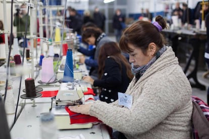 Un taller textil de la ciudad de Mar del Plata.