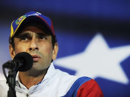 Una imagen de archivo de Henrique Capriles.