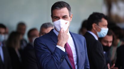 El presidente Pedro Sánchez, el viernes en Barcelona en un acto del Círculo de Economía.