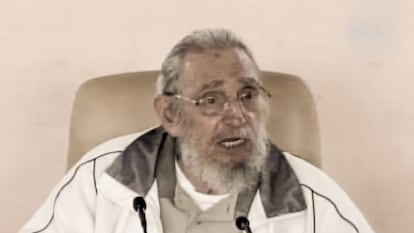 Fidel Castro, este jueves en La Habana.