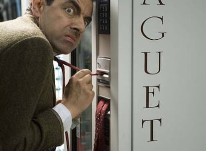 Rowan Atkinson, en<i> Mr. Bean</i>.