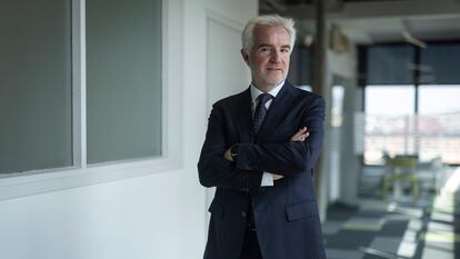 Ignasi Biosca, CEO del laboratorio Reig Jofre, en la sede de la compañía en Sant Joan Despí, Barcelona.