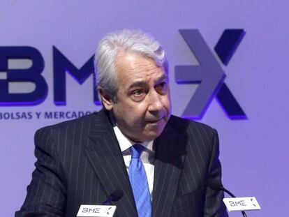 El presidente de Bolsas y Mercados Espa&ntilde;oles (BME), Antonio Zoido.