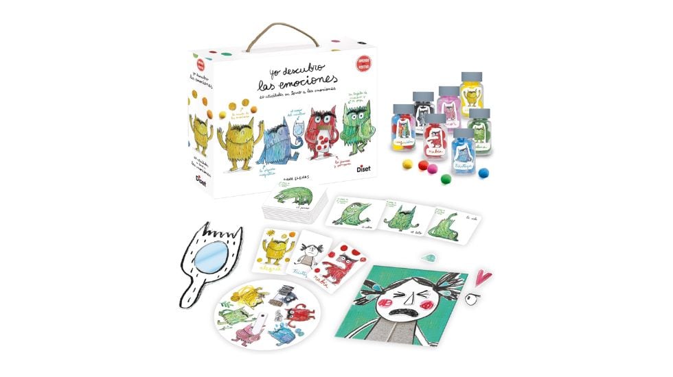 Juego de mesa 'Yo descubro las emociones'.