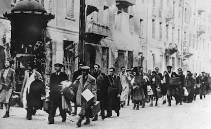 El gueto judío de Varsovia (Polonia), en 1943.