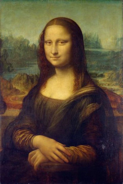 'La Gioconda', que se exhibe en el Museo del Louvre de París.