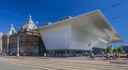 Imagen del Stedelijk Museum de Ámsterdam tras su lavado de cara.