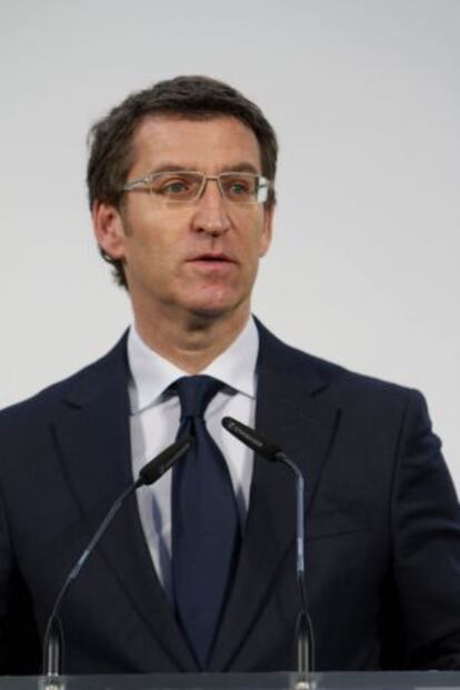El presidente de la Xunta de Galicia, Alberto Núñez Feijóo