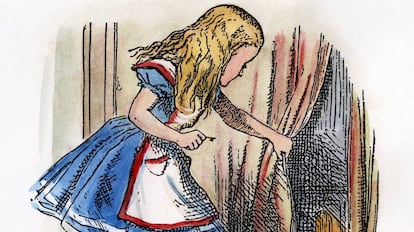 Una ilustración de 1865 de 'Alicia en el País de las Maravillas', de Lewis Carroll.