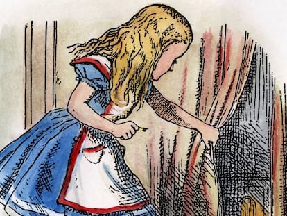 Una ilustración de 1865 de 'Alicia en el País de las Maravillas', de Lewis Carroll. 