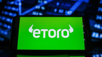 Logo de eToro en una imagen de archivo.