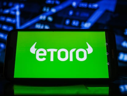 Logo de eToro en una imagen de archivo.